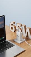 Adaptor Daya Pengisian Cepat Piva SUN Usb Type-C PD3.0 65W GaN 3 Port untuk Ponsel, Tablet, Laptop