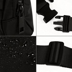 Riñonera de Nylon al por Mayor con Logotipo Personalizado, Riñonera Impermeable a la Moda con Cinturón Ajustable y Cremallera, Bolsa Casual para Viajes y Deportes - Product Image 6