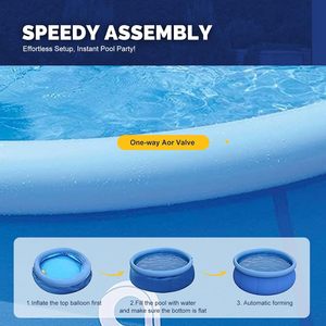 <span class=keywords><strong>Piscina</strong></span> Gonfiabile Rotonda Fuori Terra per Adulti di Diverse Dimensioni, Produzione OEM all'Ingrosso <span class=keywords><strong>con</strong></span> Pompa Inclusa - Product Image 2