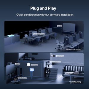 <span class=keywords><strong>Switch</strong></span> Firewall Gestito <span class=keywords><strong>Tenda</strong></span> SE105, Capacità di Switching 25Gbps, 5 Porte Base-T 2.5G, Supporto WDS/WPS per Casa e SOHO - Product Image 4