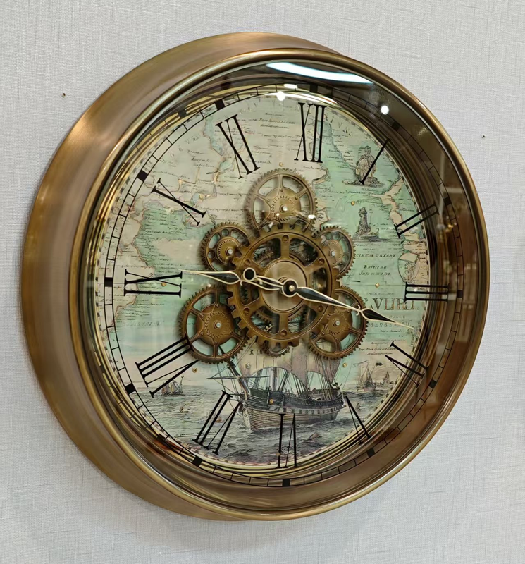 Steampunk Mechanical Gear Quartz Analog Scenic