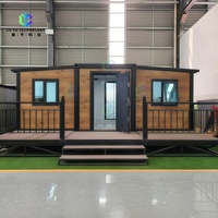 Casa Contenedor Expandible de Doble Ala, Aislada Térmicamente e Insonorizada, Prefabricada y Resistente para Alojamiento en Proyectos al Aire Libre