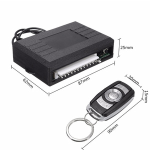 Alarme antivol pour voiture 433 MHz avec 2 télécommandes, alarme sonore et visuelle 125 dB pour la sécurité du véhicule, kit central d'entrée sans clé - Product Image 4