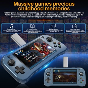 Console de jeu portable rétro SF3100, écran IPS de 4,5 pouces, 64 Go, 20 000 <span class=keywords><strong>jeux</strong></span>, batterie de 3000 mAh, prise en charge de la sortie <span class=keywords><strong>PS1</strong></span> et TV, lecteur portable - Product Image 6