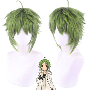 Peluca Sintética Verde de 30 cm de Ainizi, Disfraz de Sylphiette de Mushoku Tensei: Reencarnación sin Trabajo - Product Image 1