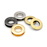 Œillet métallique pour lacets de chaussures, rivet couleur arc-en-ciel, électroplaqué, haute qualité