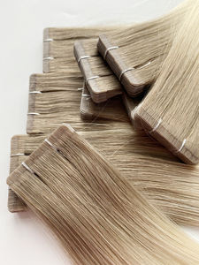 <span class=keywords><strong>Extensiones</strong></span> <span class=keywords><strong>de</strong></span> <span class=keywords><strong>Cabello</strong></span> Remy Europeas con Cinta Adhesiva, Color Balayage con Mechas, Listas para Enviar, Ofertas <span class=keywords><strong>de</strong></span> Navidad con Precio <span class=keywords><strong>de</strong></span> Mayoreo - Product Image 3
