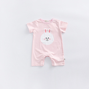 Combinaison pour bébé de 0 à 24 mois, vêtements pour tout-petits, combinaison courte à manches courtes, motif de dessin animé, été 2017, vente chaude - Product Image 5