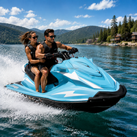 Jet ski 1300cc, bateau à moteur haute vitesse, embarcation personnelle 2 places, scooter aquatique, bateau de sauvetage de luxe à vendre