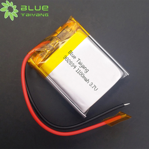 902834 có thể sạc lại 102540 công suất cao 37V 4.07wh 1100mAh pin - Product Image 1