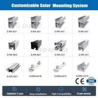 Grosir Pabrik Rel Pemasangan Atap Surya Aluminium Anodized 6005-T5 dan Aksesoris Terkait