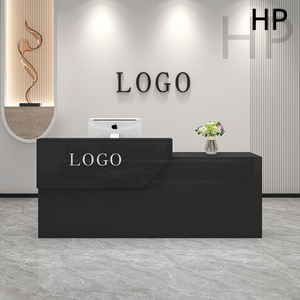 Balcão de Caixa para Loja, Mesa de Recepção para Pequenas Lojas de Roupas, Salões de Beleza e Cabeleireiros, Design Simples, Modelo 1 - Product Image 3