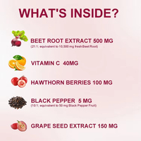 Prix de Gros OEM 100% Pur Suppléments à Base de Betterave en Vrac Gommes à Mâcher Végétales avec Vitamines D3 & B12 Sans Gluten pour Adultes