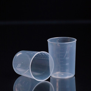 Vasos Medidores O'Kayme de 100 ml, Vasos Graduados de Plástico para Uso en Laboratorio - Product Image 1