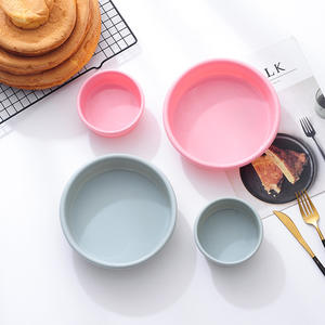 Bandeja para hornear pasteles <span class=keywords><strong>Mousse</strong></span> DIY al por mayor 4 7 9 10 pulgadas bandeja para hornear redonda de silicona para herramientas de pastel de fiesta de cumpleaños - Product Image 2