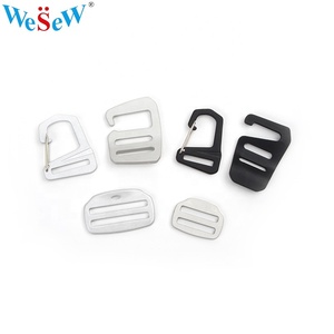 Hebilla de ajuste deslizante personalizada para mochila, accesorios de aleación de aluminio para bolsos, hebilla para cincha, procesamiento por estampado - Product Image 1