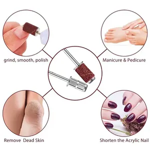 Mandrel <b>Nail</b> Drill Bits 3/32'' Sanding Bands for <b>Nail</b> Drill Shaft Pedicure Usage Manicure Tools - Product Image 4