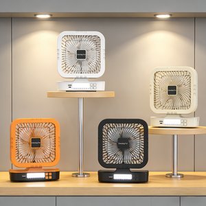 Mejor Ventilador Portátil Recargable para Camping con Luz LED, Oscilación Automática, para Escritorio y Tienda de Campaña Exterior - Product Image 2