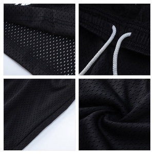 Pantalones Cortos Deportivos Three Peat Sun Logo Mesh Basketball Eric EE, Transpirables, de Lujo, con Cordón Ajustable - Product Image 5