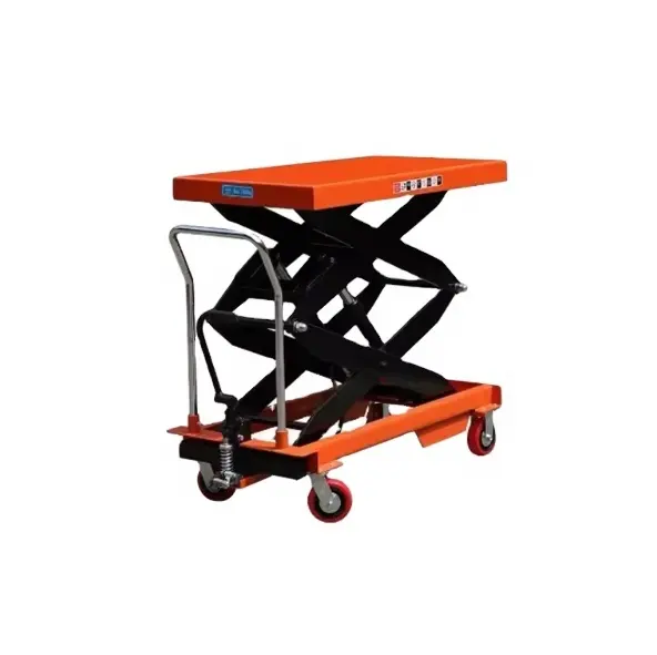 Manual Hand Lift Carrier Hydraulic Scissor Trolley Lift Made In China