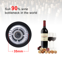 Ouvre-vin électrique 4 en 1, accessoires pour vin, cadeaux de festivals, fonctionnement à piles, avec bouchon à vin