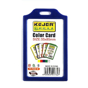 <span class=keywords><strong>Porta</strong></span> carte d'identità in plastica dura per <span class=keywords><strong>cancelleria</strong></span> per ufficio di vendita calda - Product Image 6