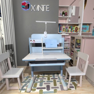 Hiện đại MDF Ergonomic nghiên cứu bảng cho trẻ em dễ thương phim hoạt hình phong cách trường đọc phòng ăn silla de escritorio Para ninos nhà máy - Product Image 3