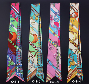 Maitong-Foulard Vintage en Soie pour Femmes, Châle en Chaîne Française, Design Long, pour le Printemps, Vente en Gros - Product Image 2