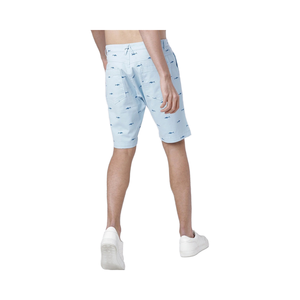 Custom Sky Blue 100% Polyester Solid Beach Shorts Lightweight Quick Dry Summer Swim <b>Trunks</b> for <b>Men</b> Elastic Waist Drawstring Surf - Product Image 1
