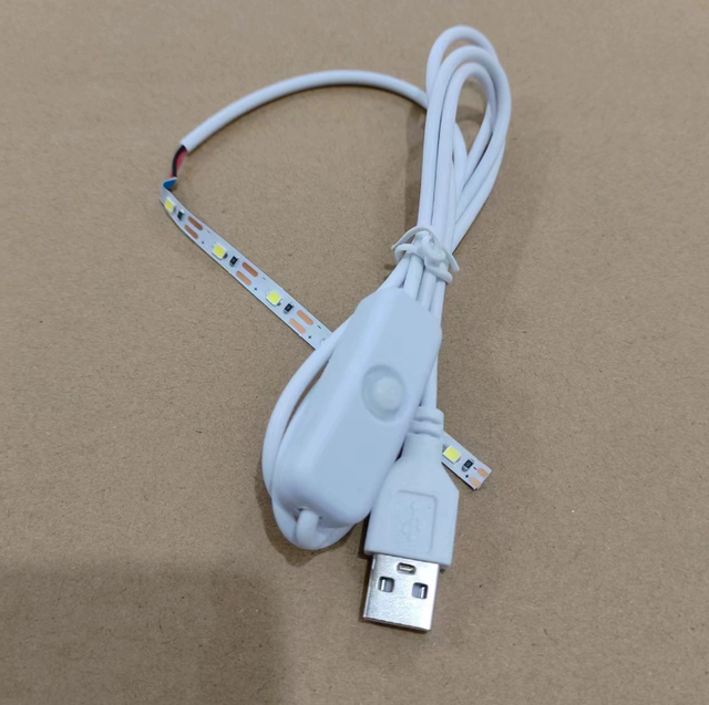 300mm Length Cable 30CM 5V 2835 SMD LED Strip Light 3D Printer LED Light Strip Kit Lamp Strip for Bambu Lab A1 Mini