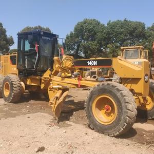 Niveleuse sur pneus d'occasion à bas prix bien entretenue Caterpillar 140H 140G 140K Construction Mining Machine de terrassement à vendre - Product Image 3