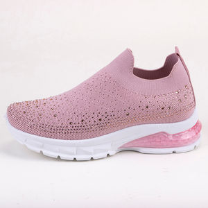 Zapatos planos informales para mujer, <span class=keywords><strong>Tenis</strong></span> atléticos, de malla, para correr al aire libre, para primavera y verano - Product Image 1