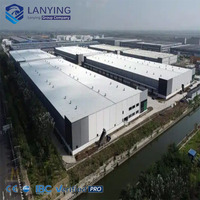 Edificio Metálico Prefabricado, Almacén Industrial, Estructura de Acero, Nave de Almacenamiento de Gran Envergadura, Almacén para Cadena de Suministro
