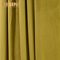 Rideau de fenêtre en flanelle hollandaise de style rococo italien antique de luxe, motif vert et gris, broderie rétro
