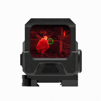 Caméra thermique miniature d'entrée de gamme 256x192 avec point rouge, télémètre laser 1000m et cinq palettes de couleurs