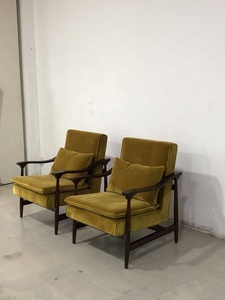 <span class=keywords><strong>Fauteuil</strong></span> en velours rustique pivotant <span class=keywords><strong>jaune</strong></span> Orange simple coin rembourré nordique luxe moutarde L forme italien <span class=keywords><strong>Vintage</strong></span> émeraude meilleur pour - Product Image 4