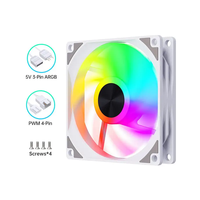 Refroidisseur de processeur AK120 ARGB éclairé, hauteur 154 mm, 2 ventilateurs en nickel-cuivre pour boîtier PC, boîtier de contrôle PWM 4 broches
