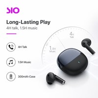 Écouteurs sans fil stéréo portables avec transmission 5.3 sur 10m, compatibles mono et bi-auriculaires