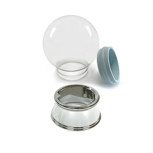 Kits de globe à neige vide avec dôme en verre - Product Image 1