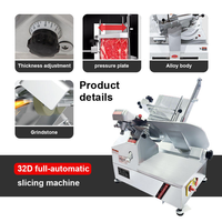 Nouvelle machine à découper la viande, lame en acier au carbone chromé, trancheuse à fromage, jambon, aliments, pour charcuterie, commerciale / hachoir, épaisseur réglable