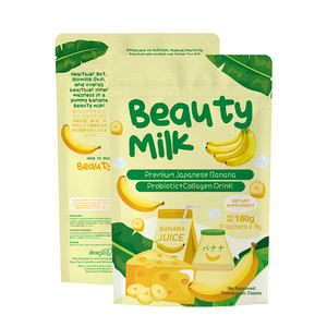 Polvo Original de alta calidad leche instantánea colágeno plátano blanqueamiento brillo saciante fibra dietética en caja de embalaje - Product Image 1