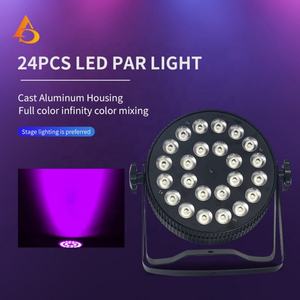 Equipo de DJ, Luz LED Plana 6 en 1 RGBWA UV de 24x18w - Product Image 2