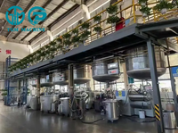 Ligne de production complète de peinture au quartz, entraînée par moteur AC, avec disperser en acier inoxydable et boîte de vitesses, équipement économe en énergie