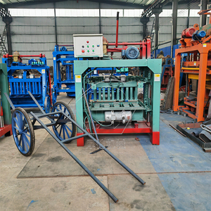 Machine semi-automatique 380V/220V pour la fabrication de briques en ciment, de pavés creux et de blocs de béton, avec moteur puissant et pression élevée - Product Image 2