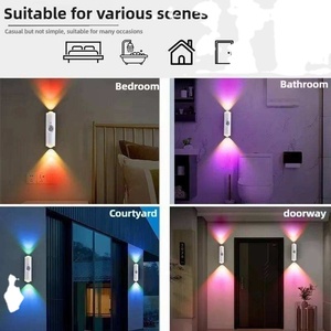 <span class=keywords><strong>Luz</strong></span> LED con Sensor de Movimiento, Lámpara Nocturna Magnética Recargable, <span class=keywords><strong>Luz</strong></span> de Pared USB Tipo-C, Sensor PIR para Interiores, Armario, Escalera - Product Image 1