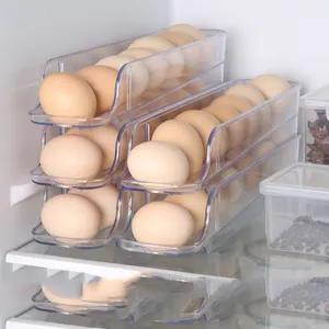صندوق بيض يمكن رصه فوق بعضه بشكل آلي مبرد لتوزيع البيض منظم لحفظ البيض