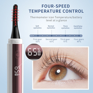 Recourbe-cils électrique chauffant rechargeable pour une tenue naturelle et durable, pince à recourber les cils électrique GZ RTS, commande en gros mixte - Product Image 2