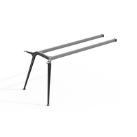 Ensemble de cadre de bureau en aluminium en forme de L, base de table métallique pour bureau de PDG, directement de l'usine, pour poste de travail de direction