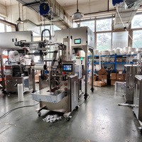 Machine d'emballage de sachets de thé triangulaires intérieurs et extérieurs, remplis d'azote pour la fraîcheur, pour les petits sachets de thé aux fleurs et de thé vert