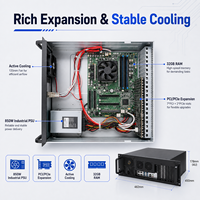 Ordinateur IA en rack AMTIPC 4U, I7-13700F, 32 Go, 512 Go, RTX 3060 Ti, station de travail industrielle pour vision artificielle, OEM ODM, Windows/Linux